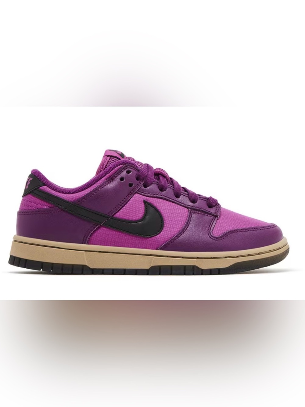 Nike Women's Dunk Low in Viotech Purple and Hot Fuchsia size 11